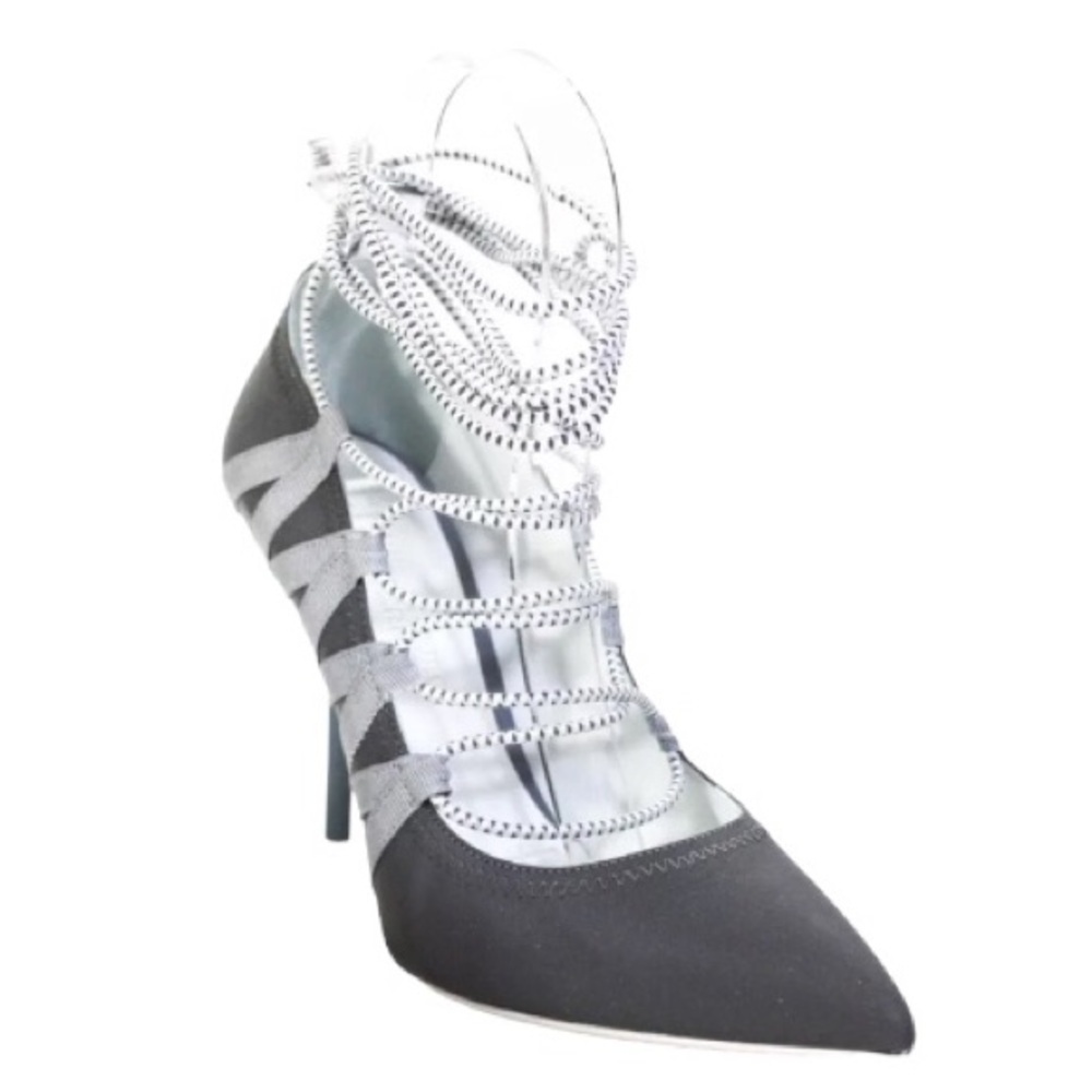 NEW IN BOX NIB Ben Taverniti Unravel Project Pump 35 5 Gray Blue Reflective Heel